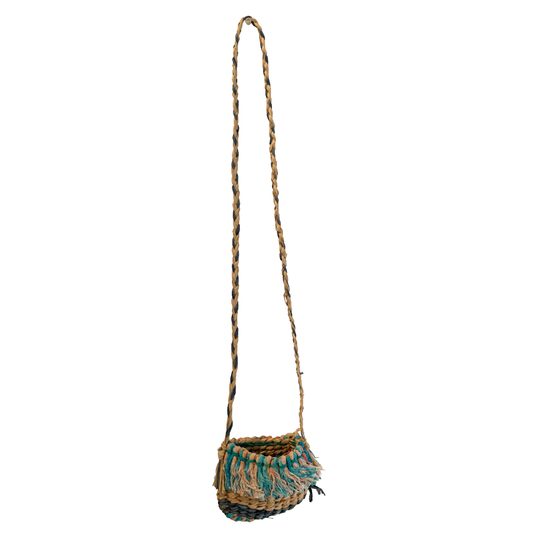 PAULA SAVAGE | Moa Island | 'Migi Bag #103' | Woven rafia + jute | 2026