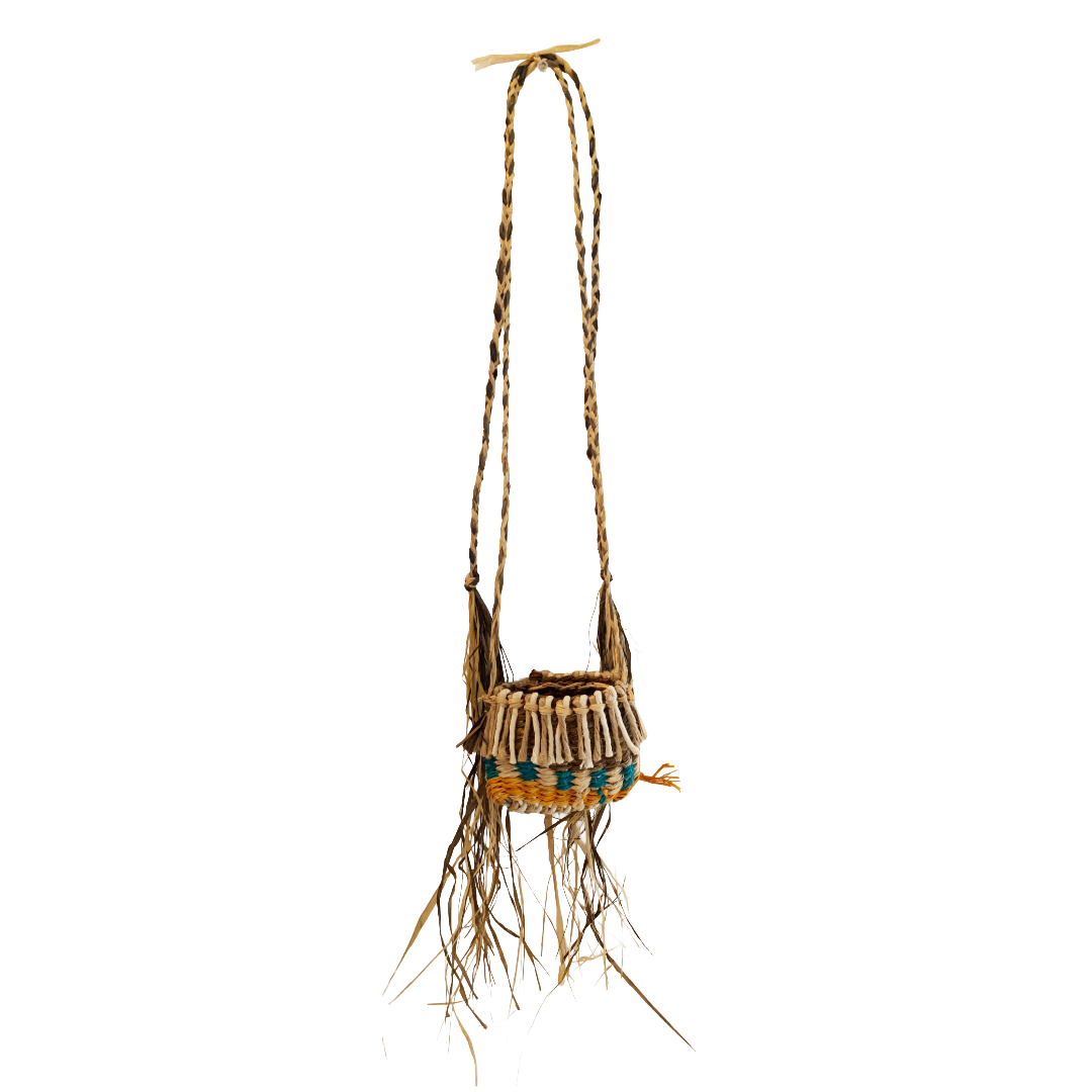 PAULA SAVAGE - Moa Island | 'Migi Bag #128' | Woven rafia + jute | 2026
