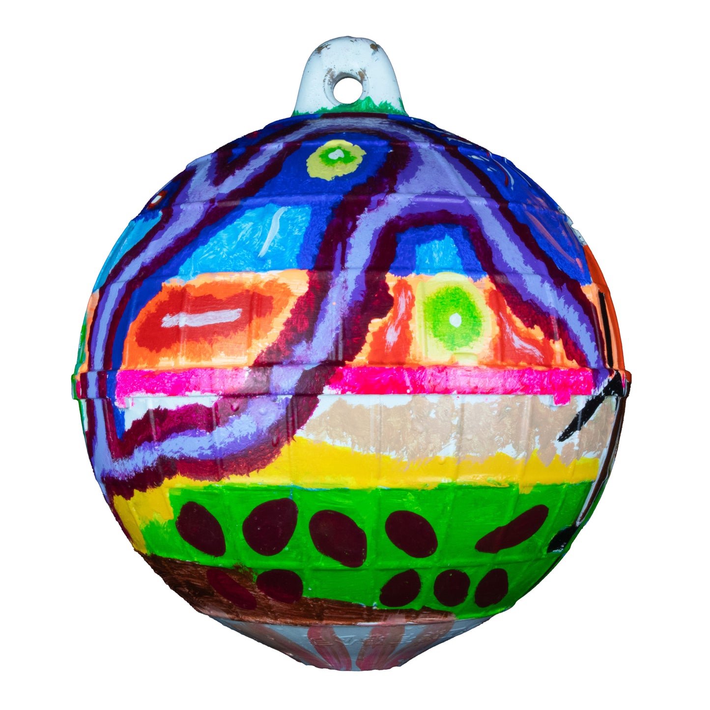 ELVERINA JOHNSON | 'Day out' | 2026 | Painted buoy using acrylic paint