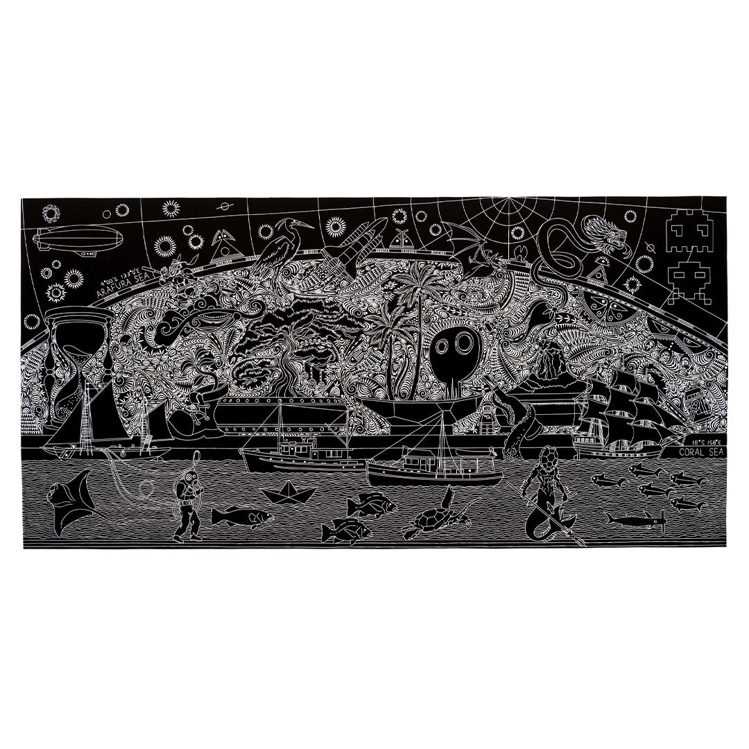 BRIAN ROBINSON | 'Terraqueous: On stranger tides' | Vinylcut