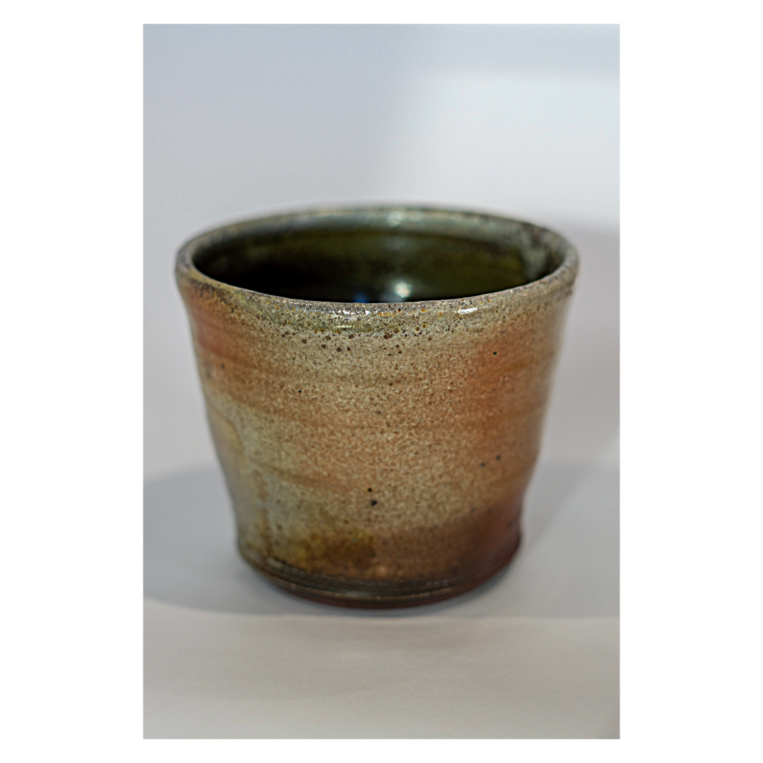 LACHLAN MACKEE | ‘Sipper’ | 2025 | Wheel-thrown Stoneware / Wood-fired in Anagama kiln 100hrs