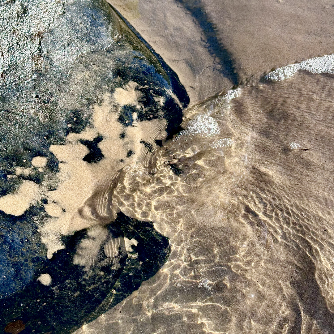 KIM NOLAN | #49 Water patterns, Mission Beach | 2025 | photographic print | H100 x W100