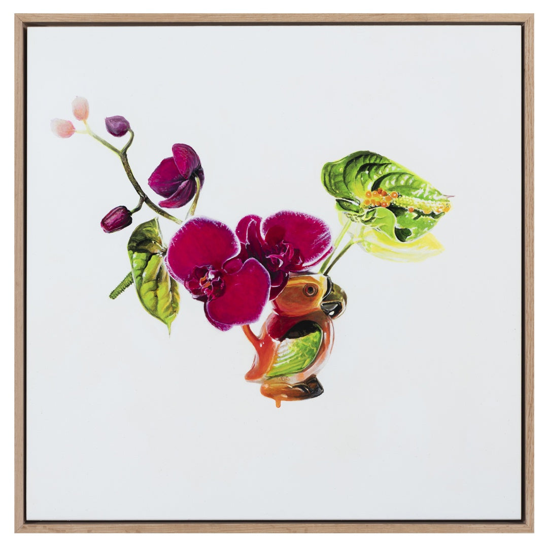 HANNAH MURRAY | 'Flights of Fancy' | 2025 | acrylic on board | H 530 x W 530 mm