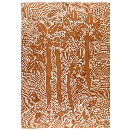 MATILDA NONA | 'Kem' | Monoprint / Natural Pigments