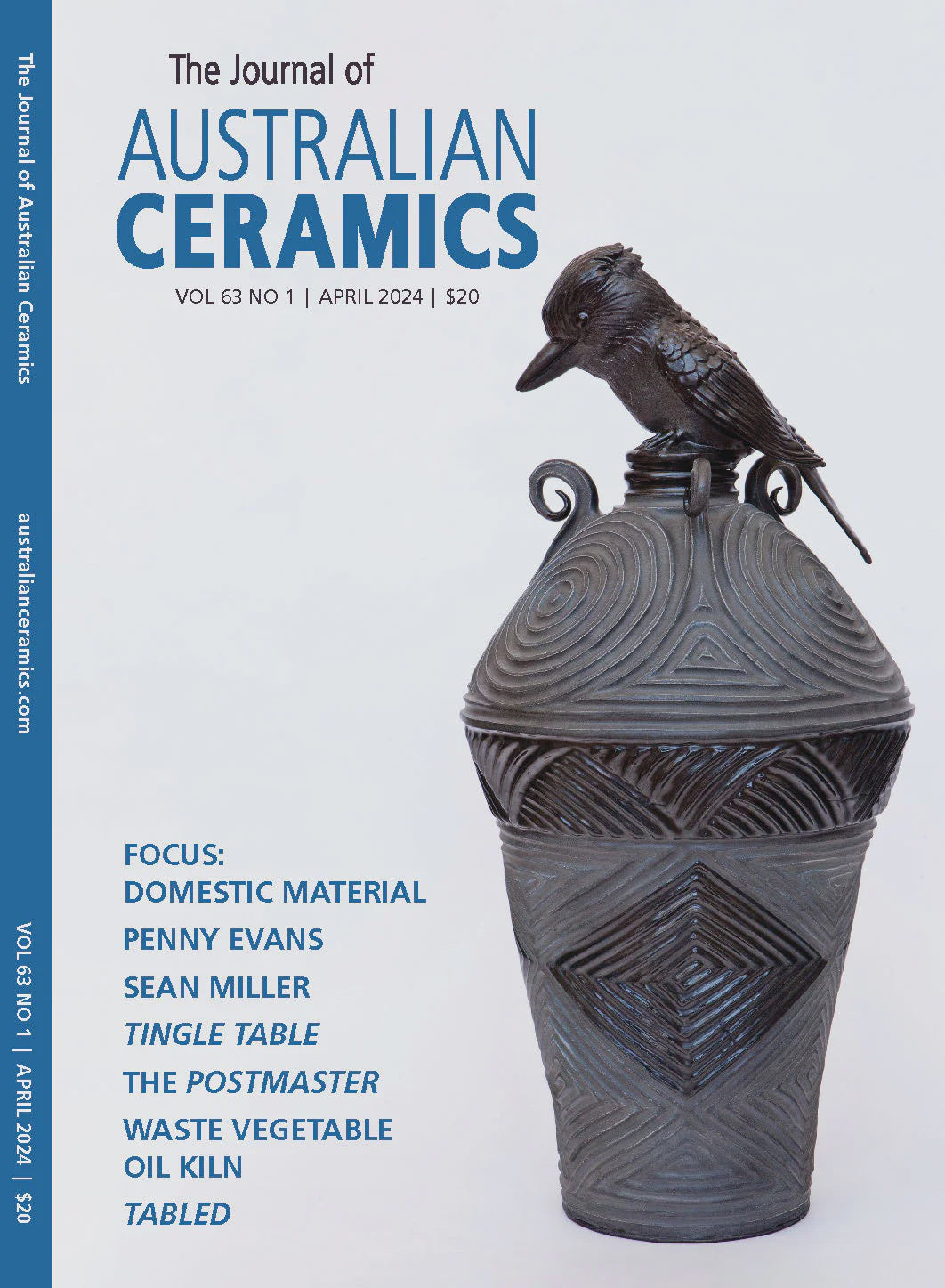 THE JOURNAL OF AUSTRALIAN CERAMICS | Vol 63 No. 3
