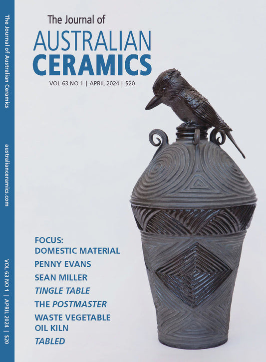 THE JOURNAL OF AUSTRALIAN CERAMICS  | Vol 63 No. 3