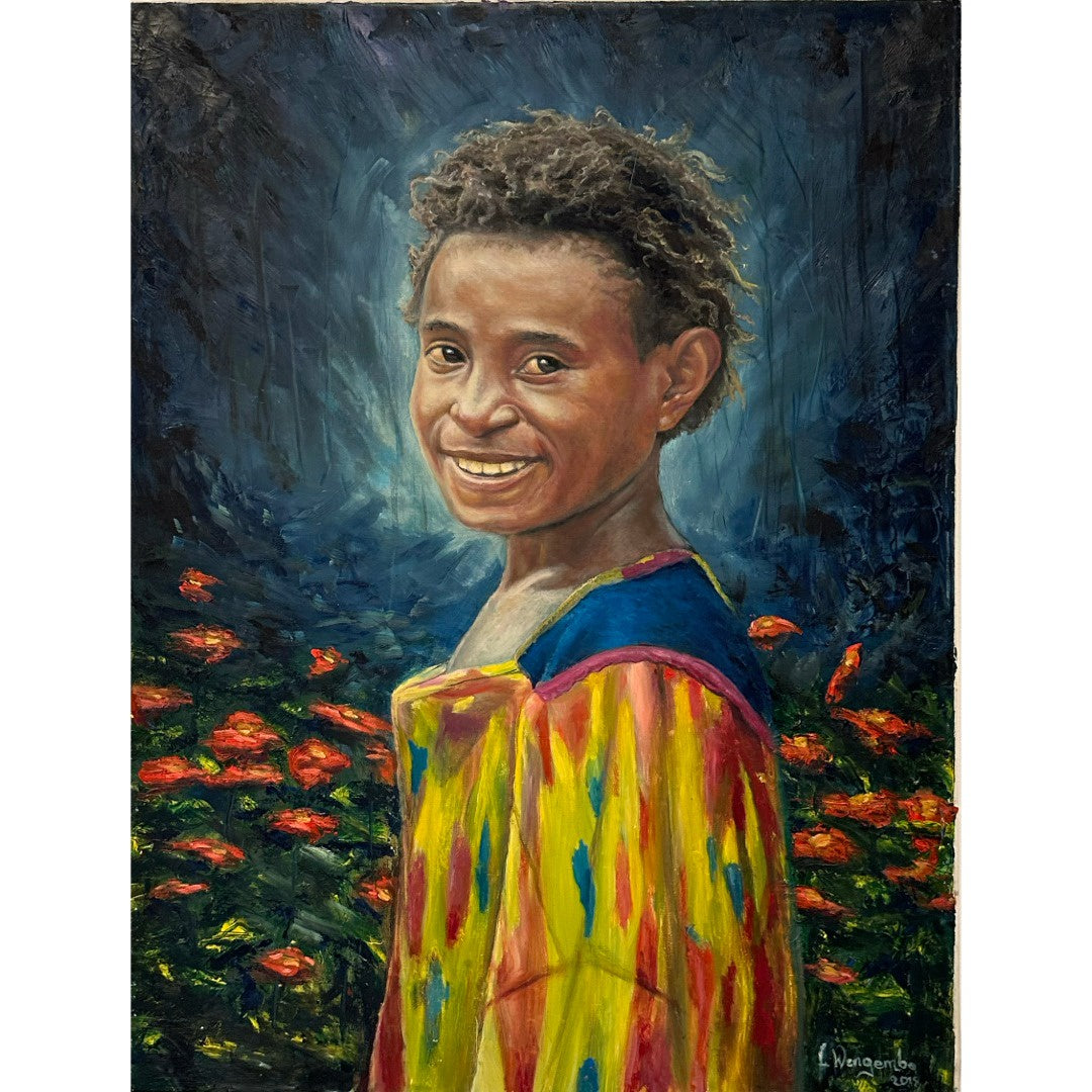 LESLEY WENGEMBO | 'The Girl in Bloom' | Oil Painting