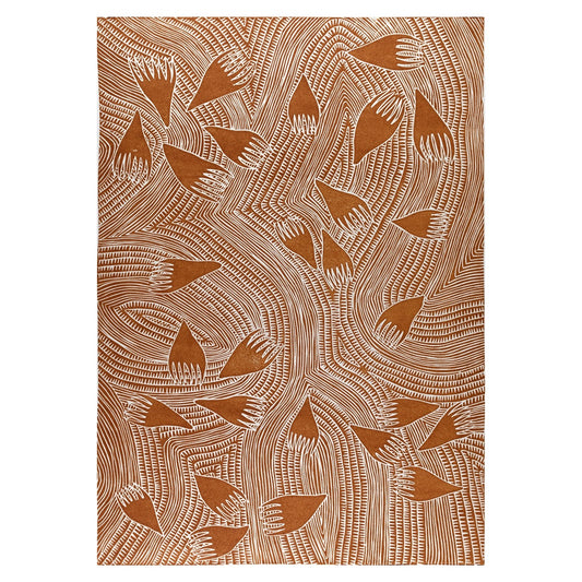 MATILDA NONA | 'Kamul' | Linoprint / Natural Pigments