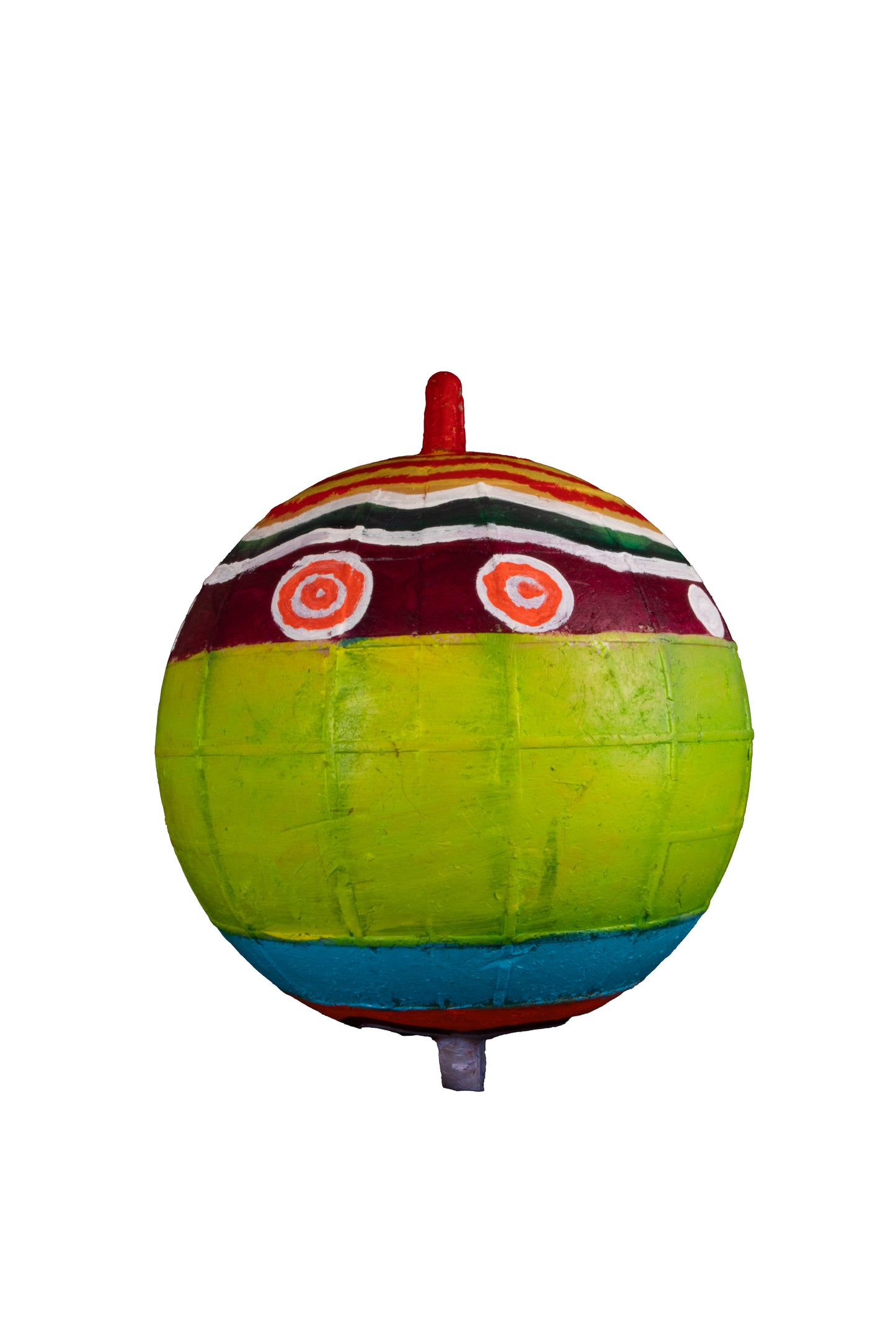 ELVERINA JOHNSON | 'Untitled (II)' | 2025 | Painted buoy using acrylic paint