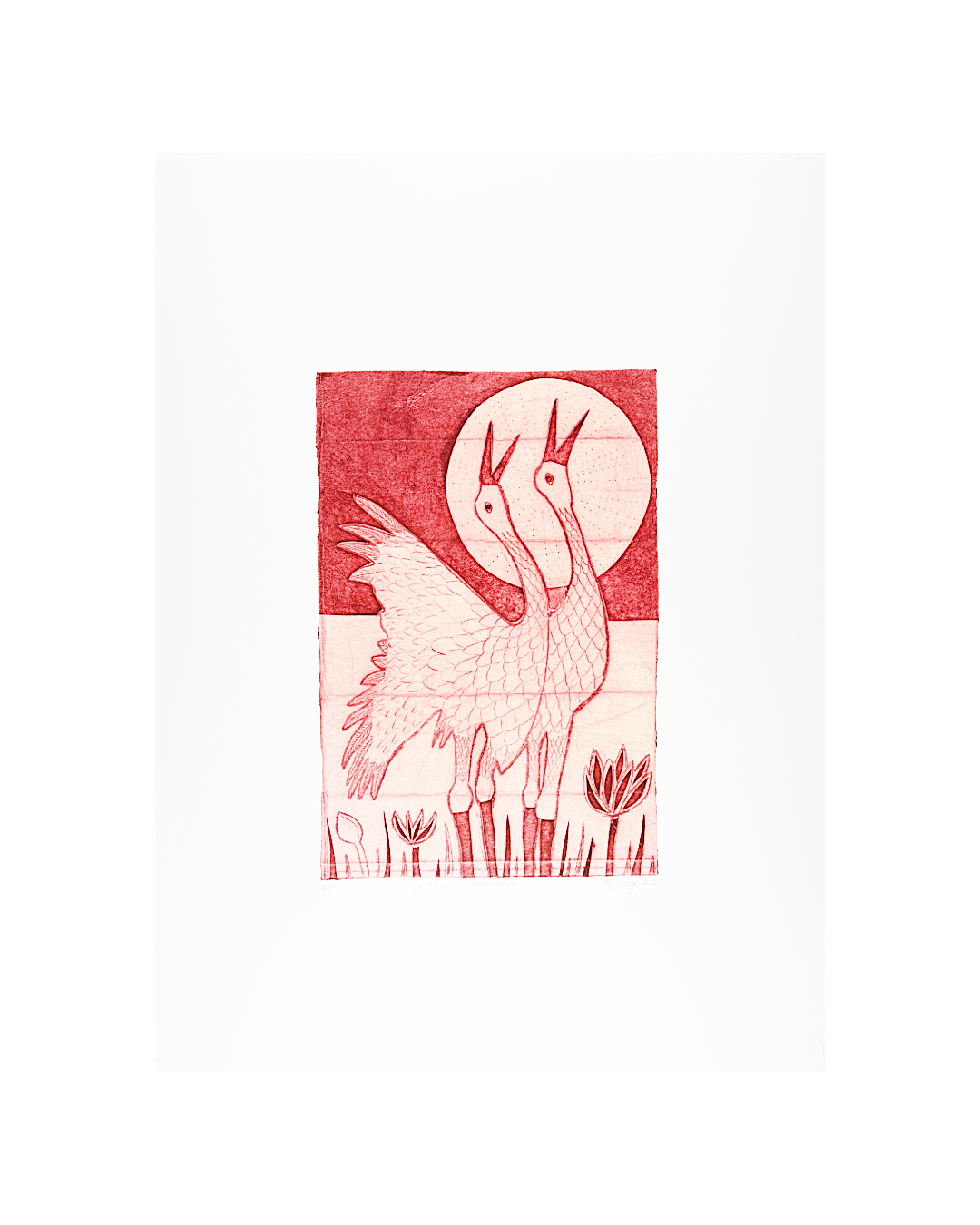 KASSANDRA SAVAGE | 'Spectacular Korrakorr' | Drypoint etching