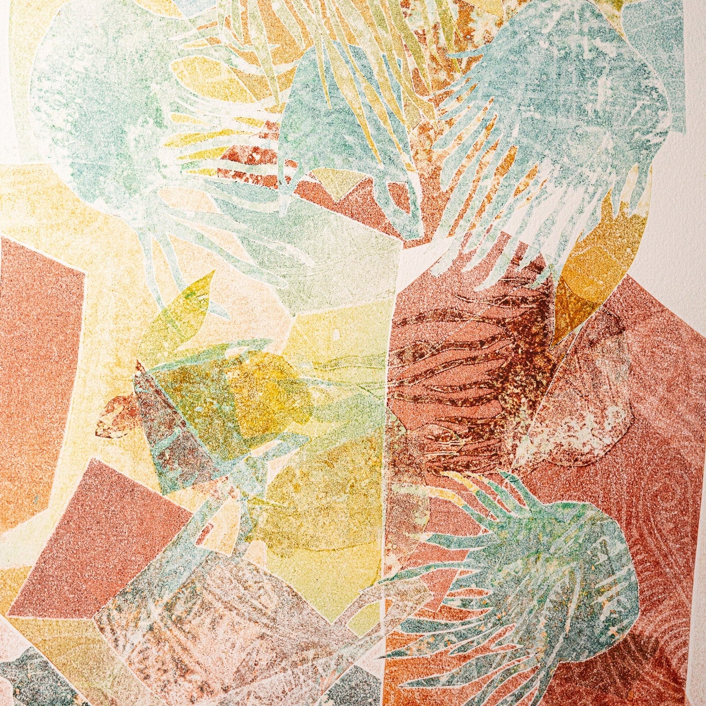 SOLOMON BOOTH | 'Awareness (xxv)' | 2026 | Monoprint on paper | H 520 x W 370 mm