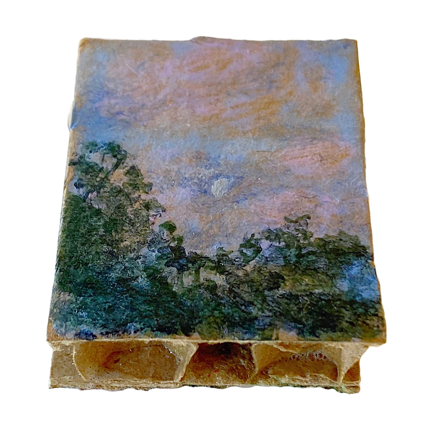 ANNIKA HARDING | ‘Commute (Chasing the moon)’ | Acrylic on cardboard