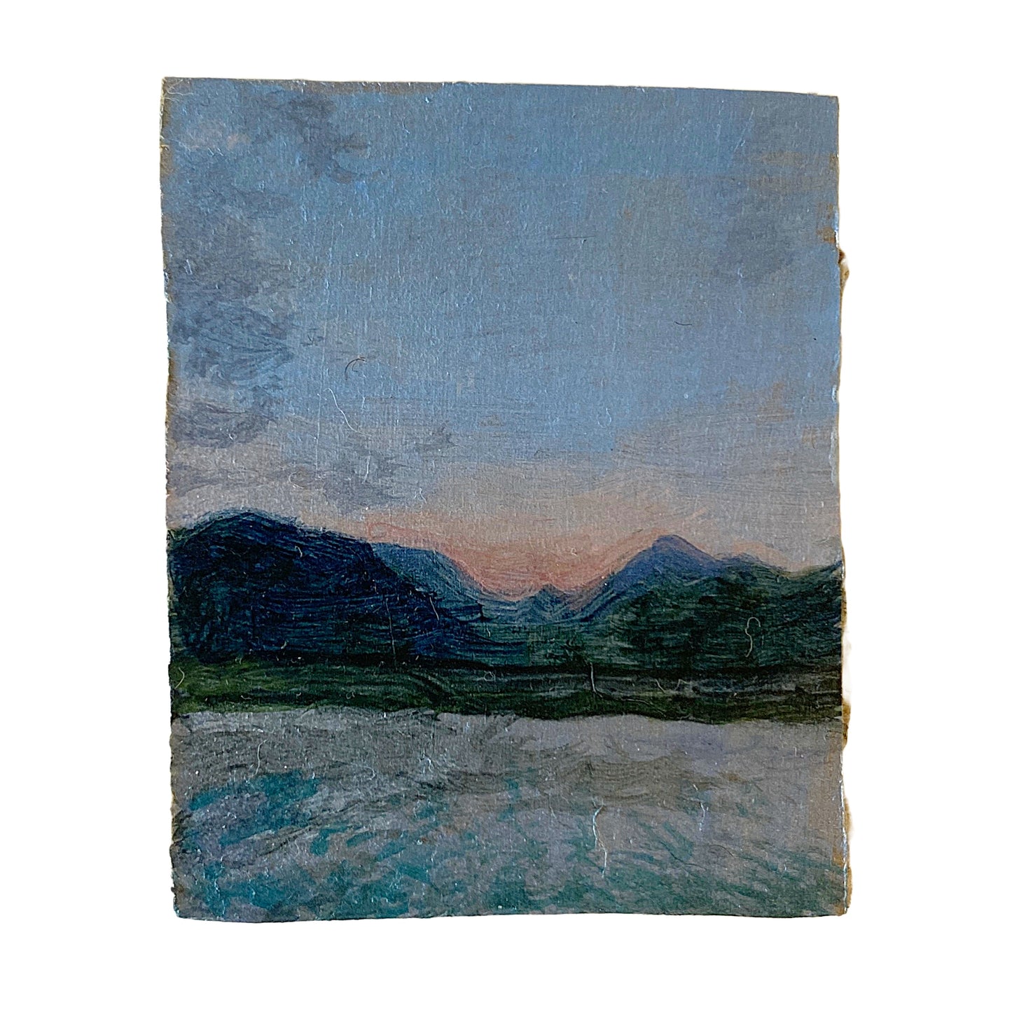 ANNIKA HARDING | ‘Inlet Mood series ( 22 September 6:06 pm)’ | Acrylic on cardboard