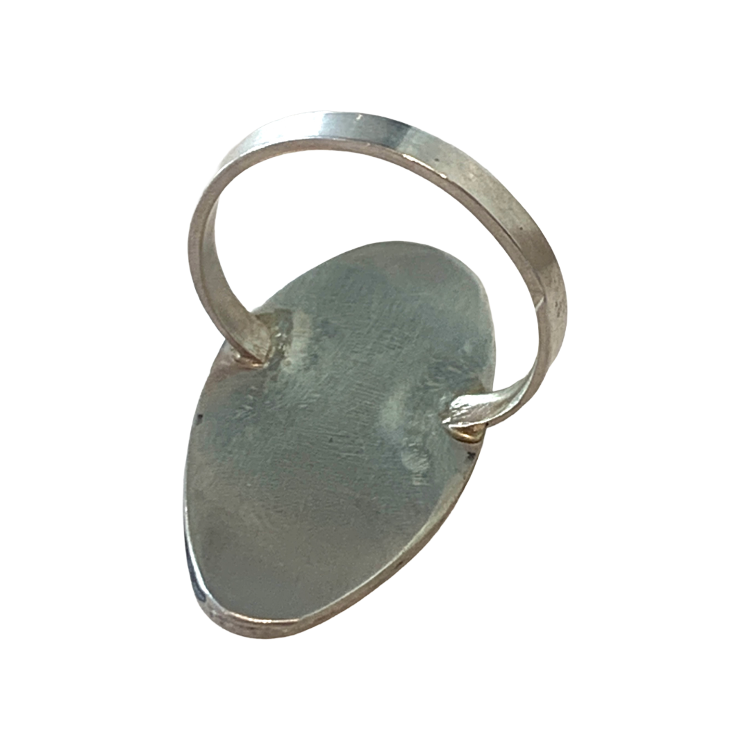 BREATH AND ESSENCE | ‘Spiral Ring' | Sterling Silver / Patina Finish