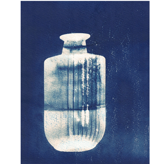 LEANNE HARDY | ‘Enough’ | Matted cyanotype print