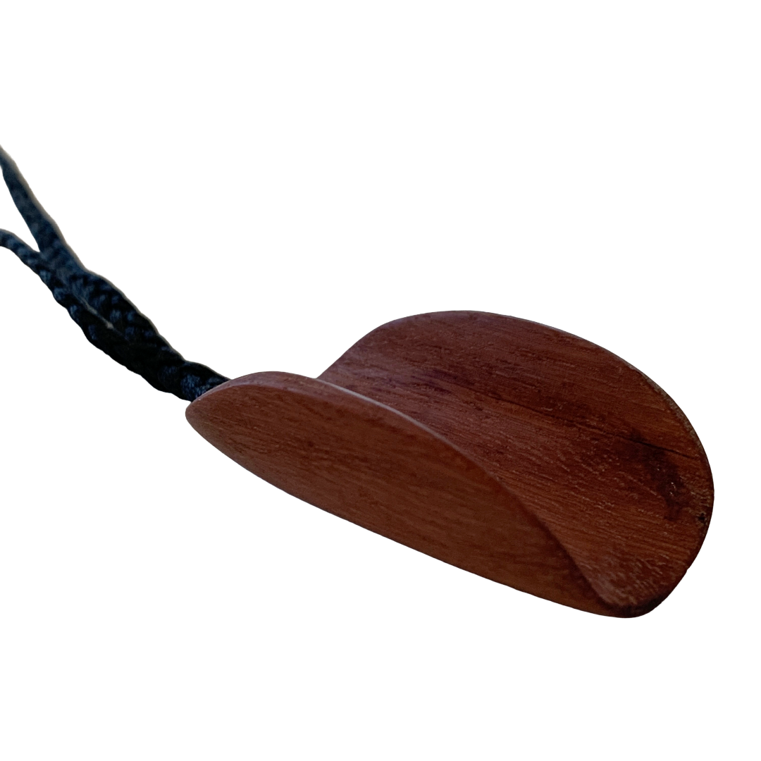 BULBURA CREATIONS | ‘Dubal (Coolamon) Necklace’ | Aboriginal Artefact / Blue Gum