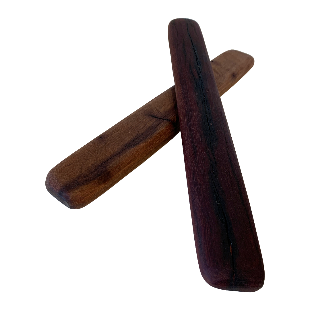 BULBURA CREATIONS | ‘Clapsticks – large’ | Aboriginal Artefact / Molloy Red Box