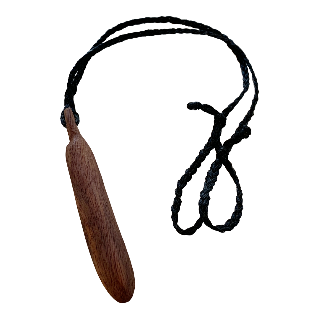 BULBURA CREATIONS | ‘Rainforest Spear Necklace’ | Aboriginal Artefact / Black Wattle