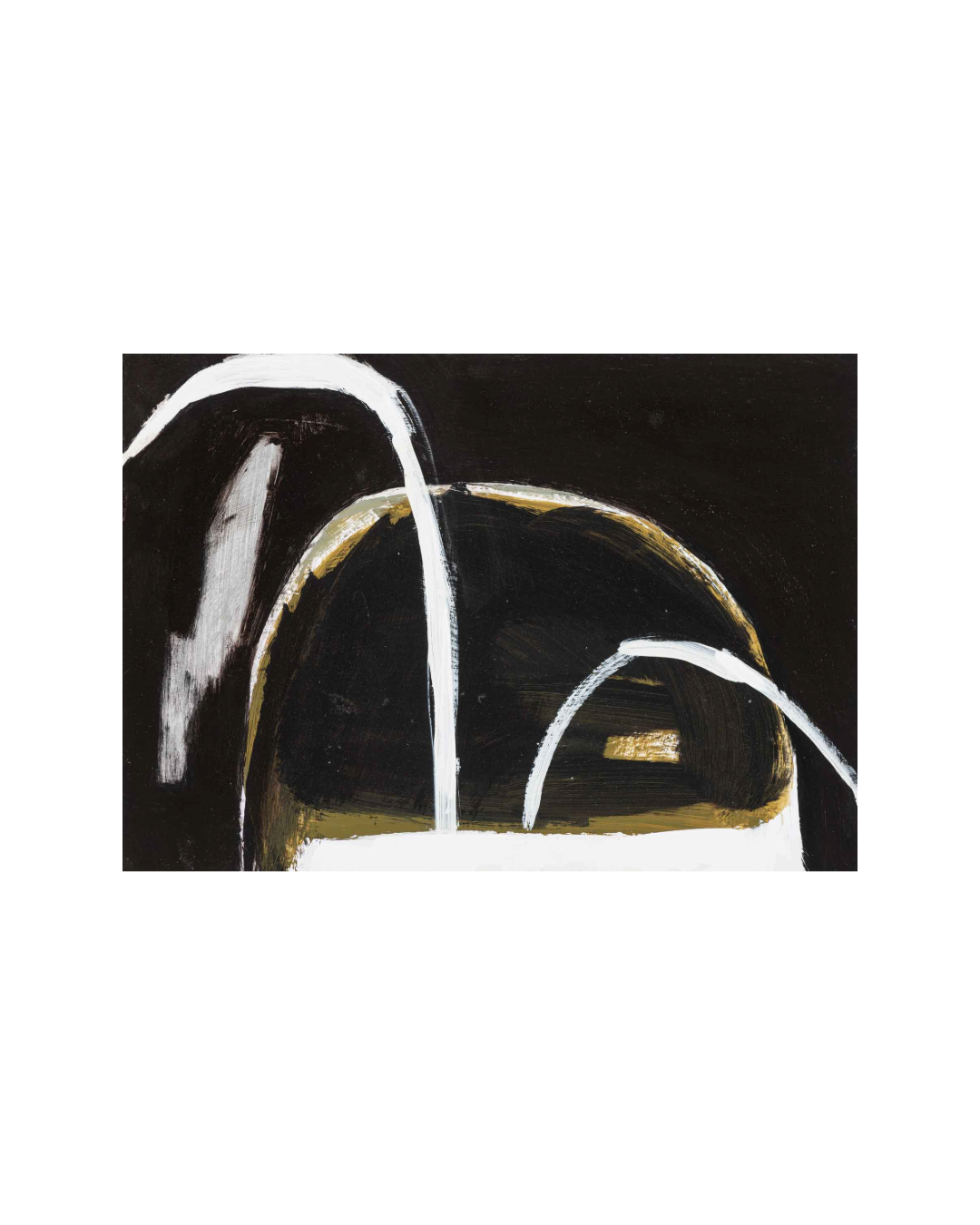 CLAUDINE MARZIK | ‘Undara Archway 3’ | Acrylic on paper / box timber frame