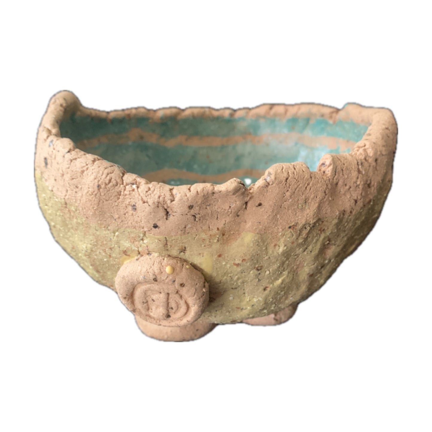 FLINTSTONE DESIGNS | 'Yellow Spot Critter' | Ceramic