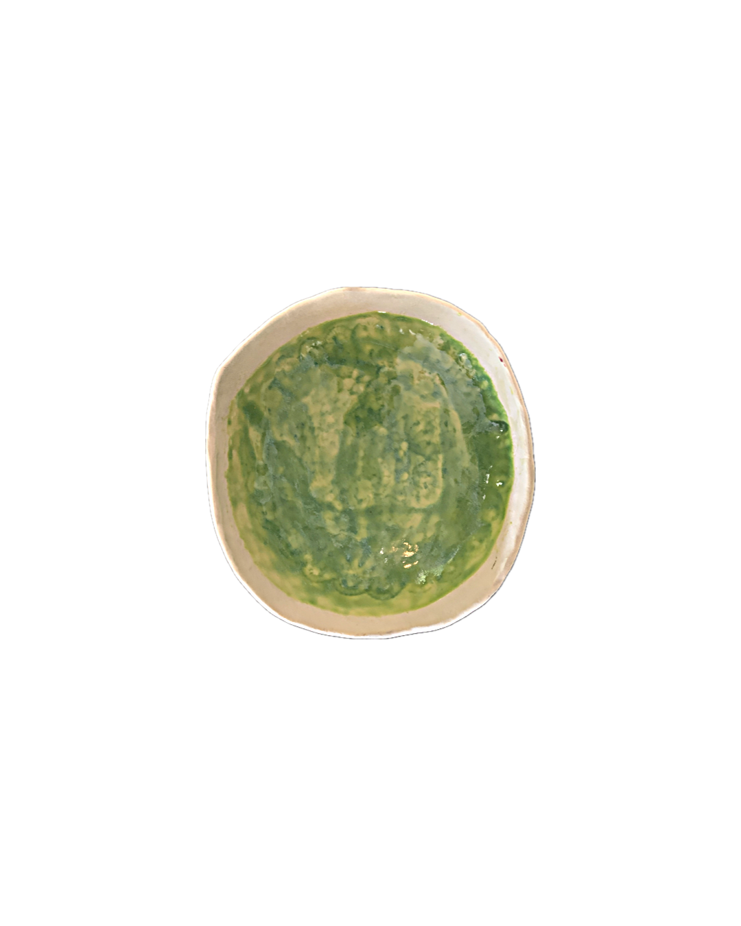 FLINTSTONE DESIGNS | ‘Green Burgundy Legs Critter’ | Ceramic