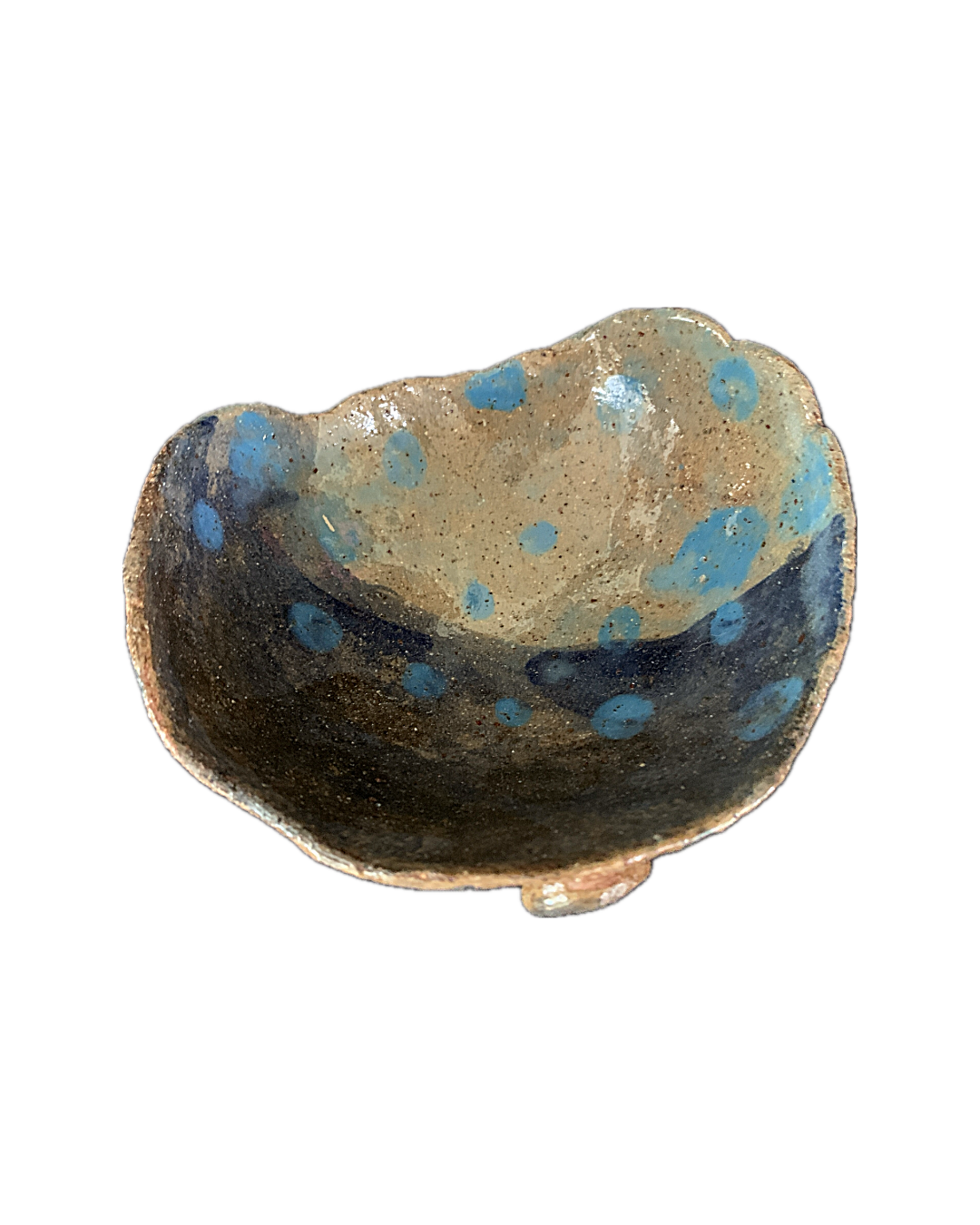 FLINTSTONE DESIGNS | 'Blue Spotted Critter' | Ceramic