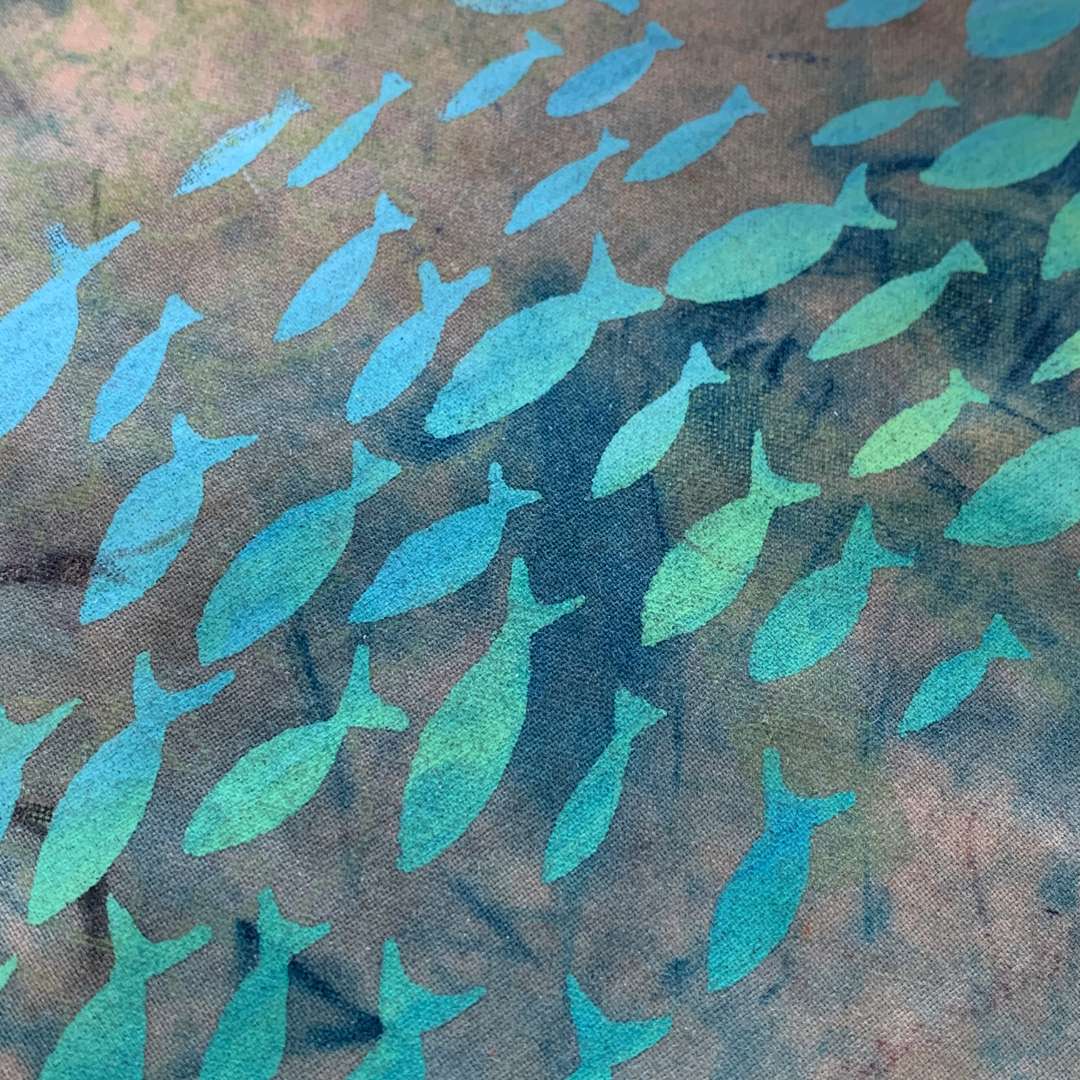 HANNAH PARKER | 'Mats About Place '(37) | Screen-printed fabric