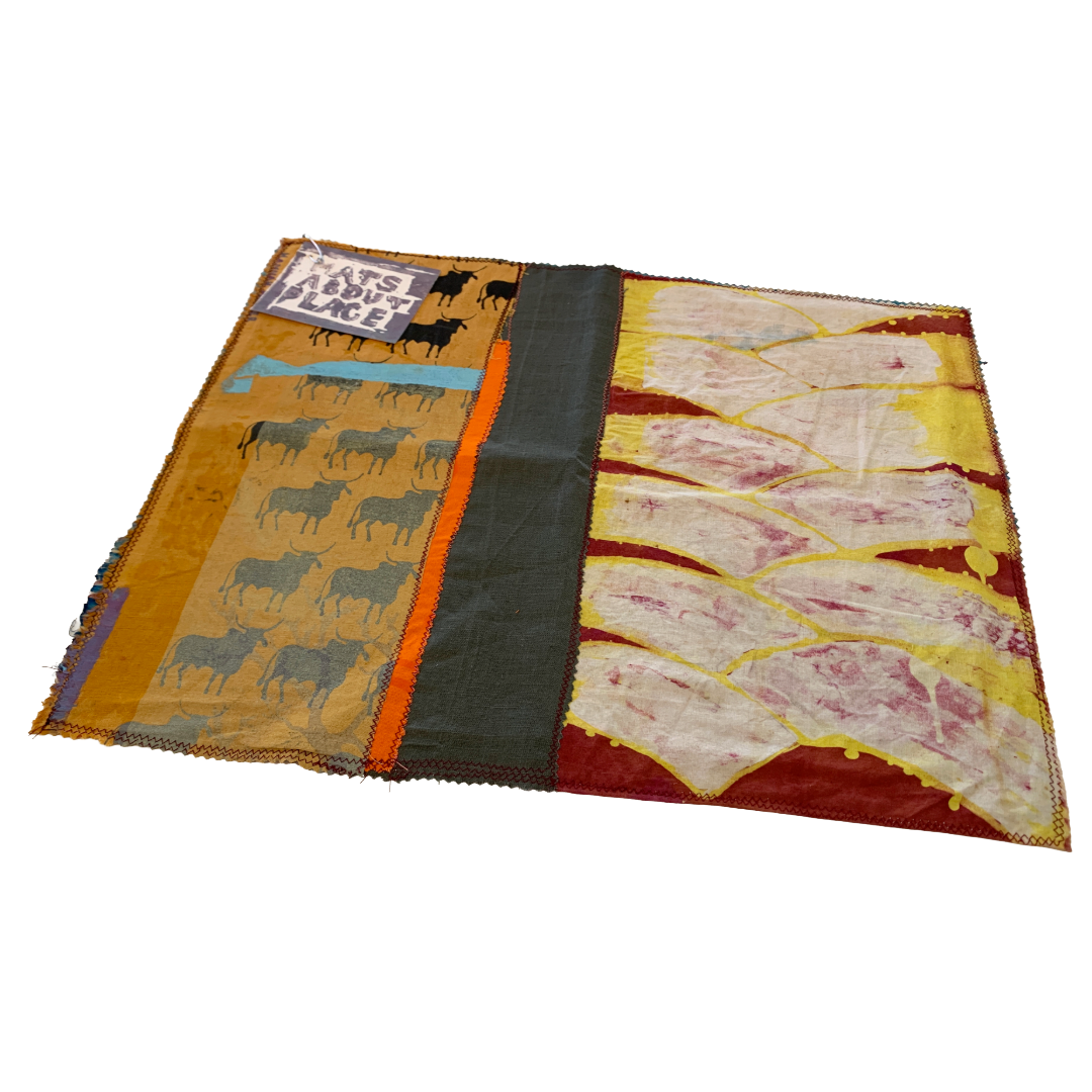 HANNAH PARKER | 'Mats About Place '(41) | Screen-printed fabric