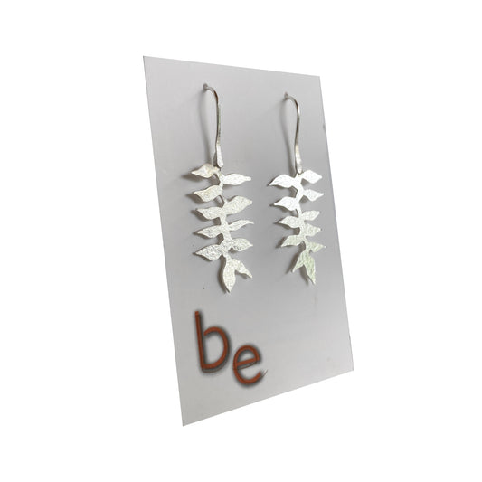 BREATH AND ESSENCE |  ‘Wild Earth Earrings'  | Large | Sterling silver