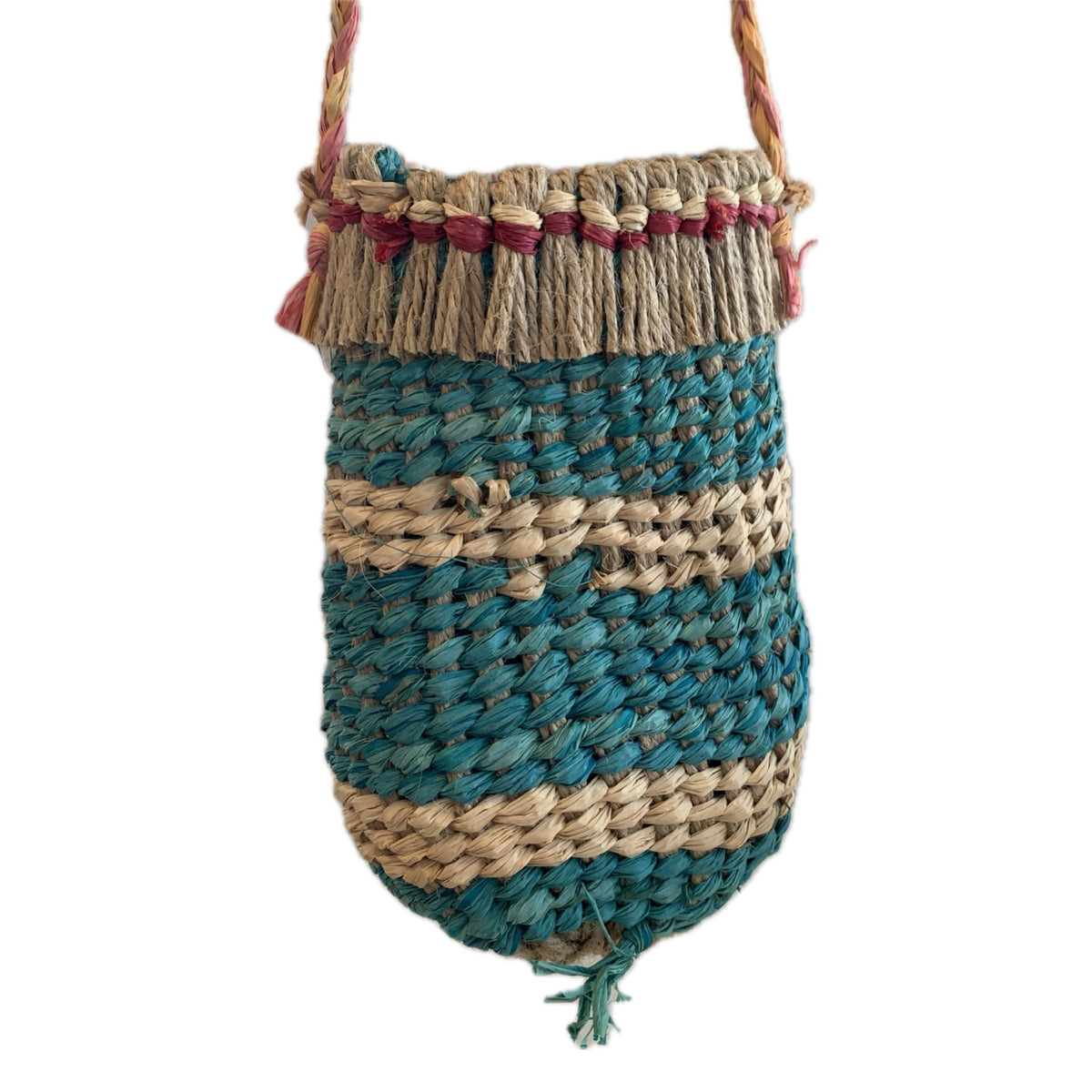 PAULA SAVAGE - Moa Island | 'Migi Bag #449' | Woven rafia + jute | 2026