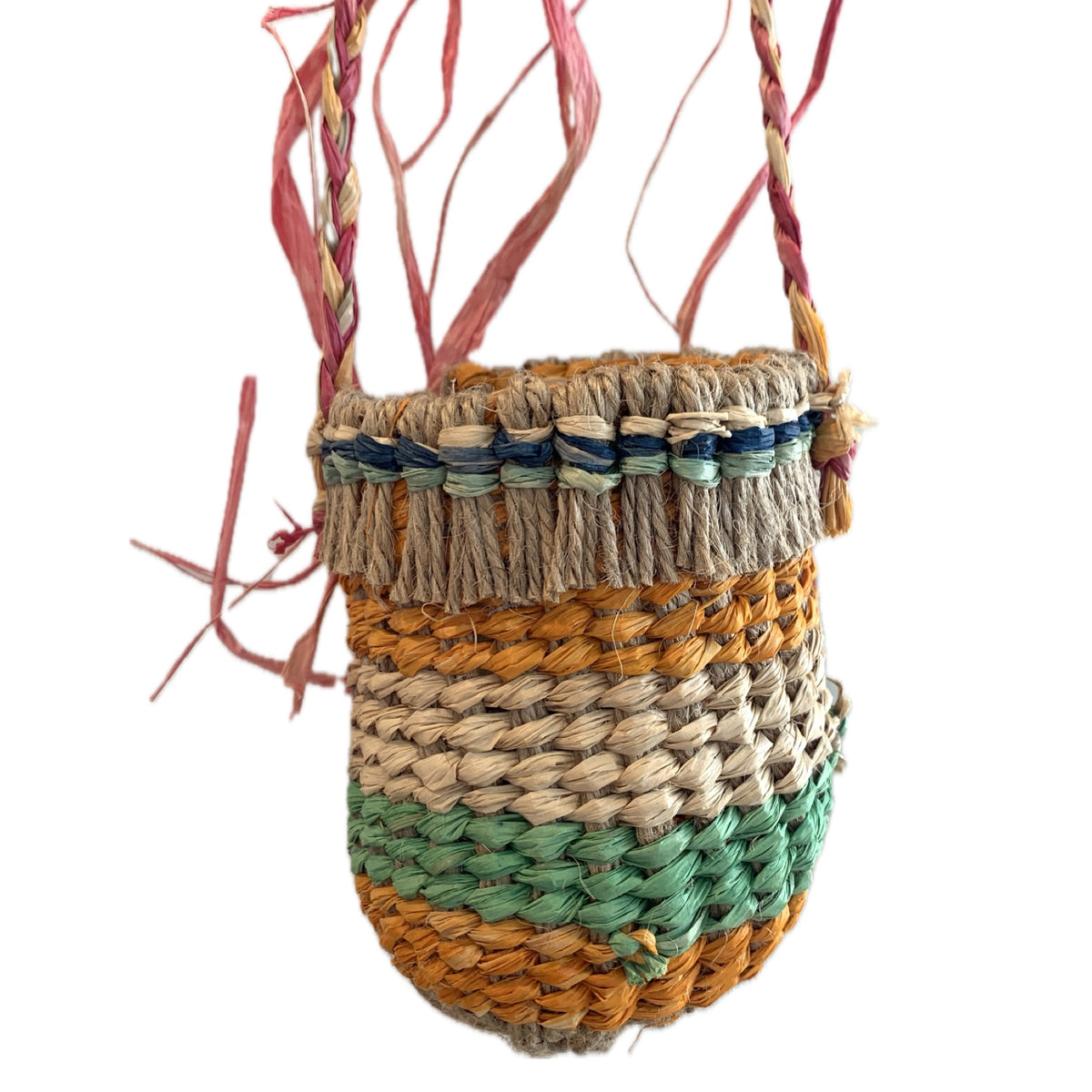 PAULA SAVAGE - Moa Island | 'Migi Bag #451' | Woven rafia + jute | 2026