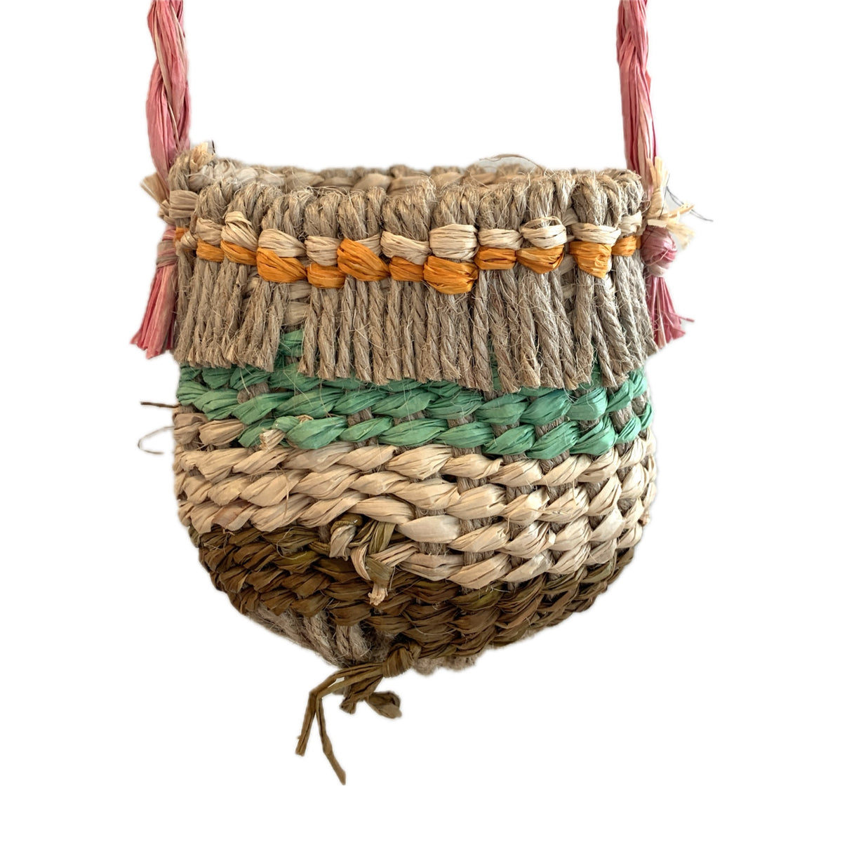 PAULA SAVAGE - Moa Island | 'Migi Bag #457' | Woven rafia + jute | 2026