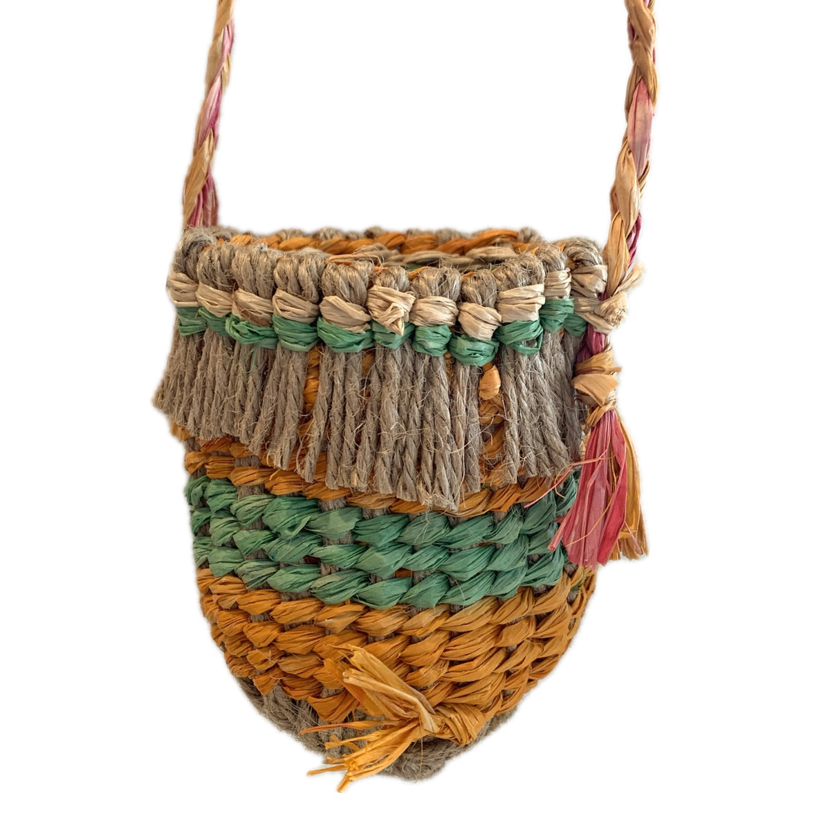 PAULA SAVAGE - Moa Island | 'Migi Bag #456' | Woven rafia + jute | 2026