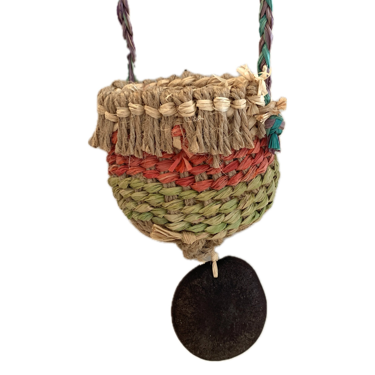PAULA SAVAGE - Moa Island | 'Migi Bag #405' | Woven rafia + jute | 2026