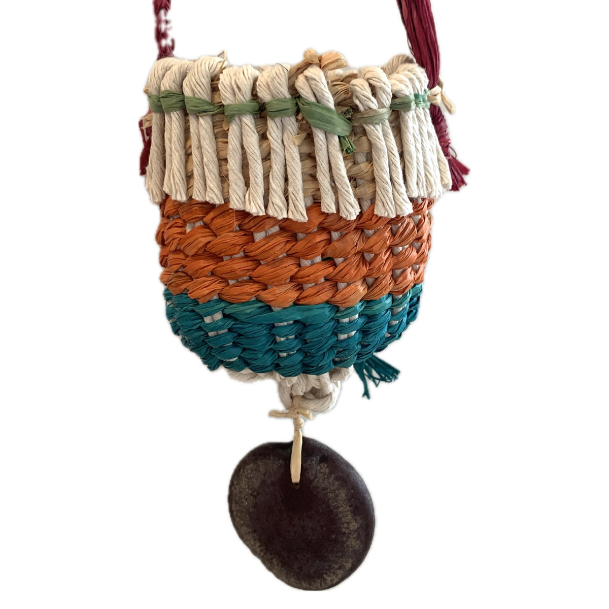 PAULA SAVAGE - Moa Island | 'Migi Bag #399' | Woven rafia + jute | 2026