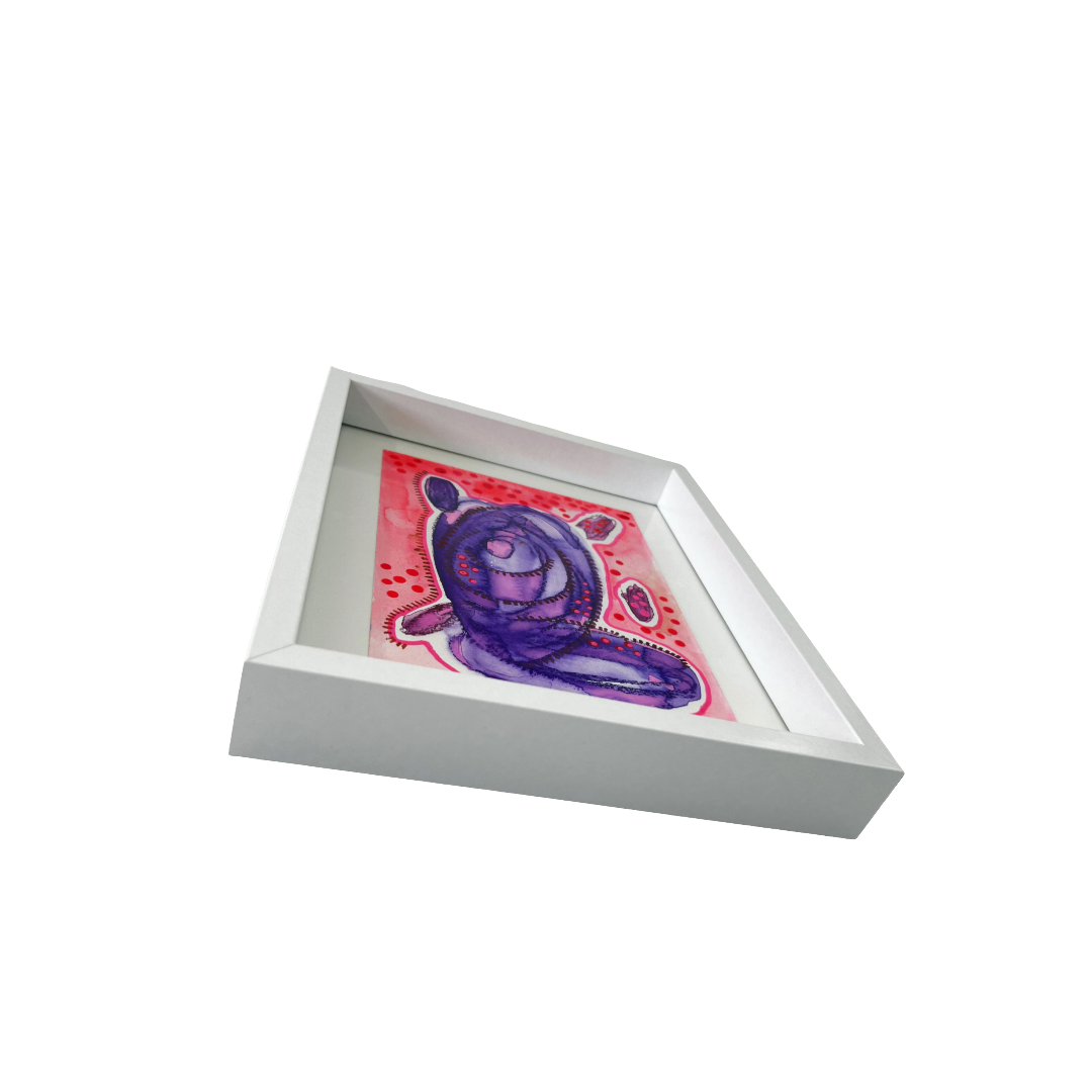 INDIA COLLINS | 'Mango Season 1' | Mixed media / framed