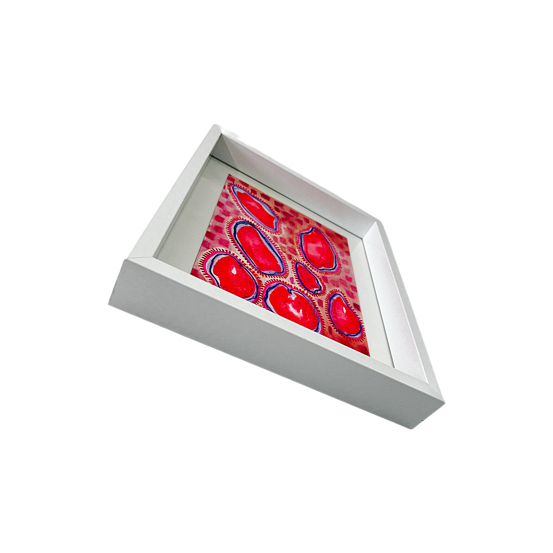 INDIA COLLINS | 'Mango Season 5' | Mixed media / framed