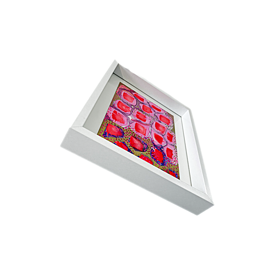 INDIA COLLINS | 'Mango Season 6' | Mixed media / framed