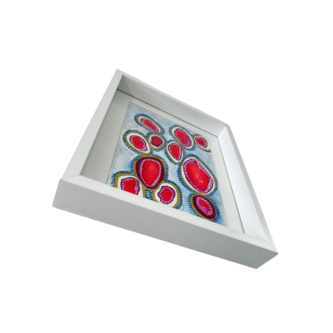 INDIA COLLINS | 'Mango Season 8' | Mixed media / framed