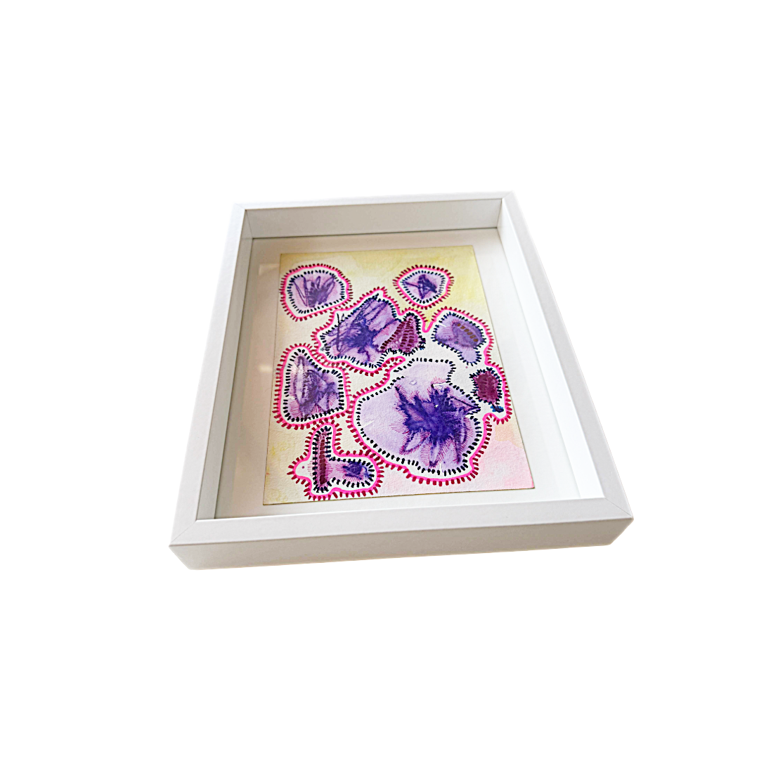 INDIA COLLINS | 'Mango Season 9' | Mixed media / framed