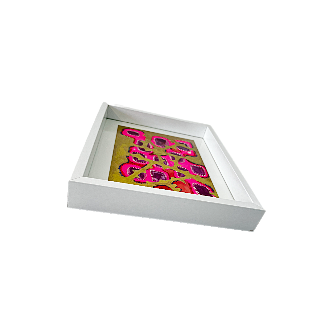 INDIA COLLINS | 'Mango Season 10' | Mixed media / framed