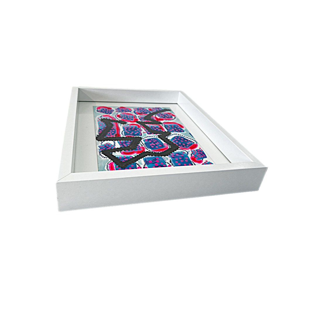 INDIA COLLINS | 'Mango Season 12' | Mixed media / framed