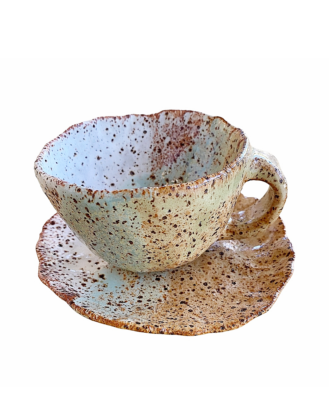 KAT HALL | 'Baby Bear Cup + Saucer Set’ | Ceramic