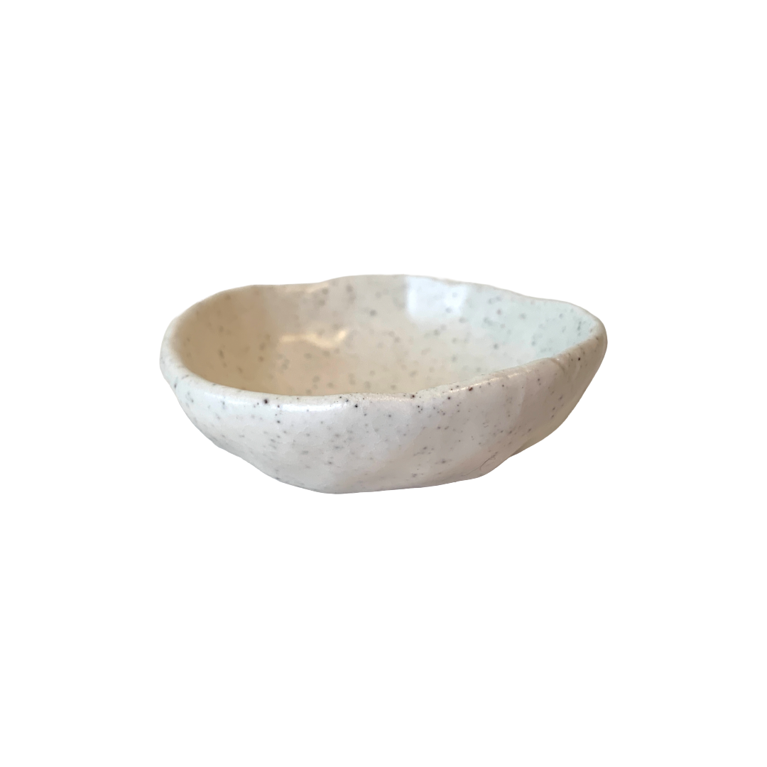 KAT HALL | ‘Speckled White Tiny Bowl’ | Ceramic Bowl