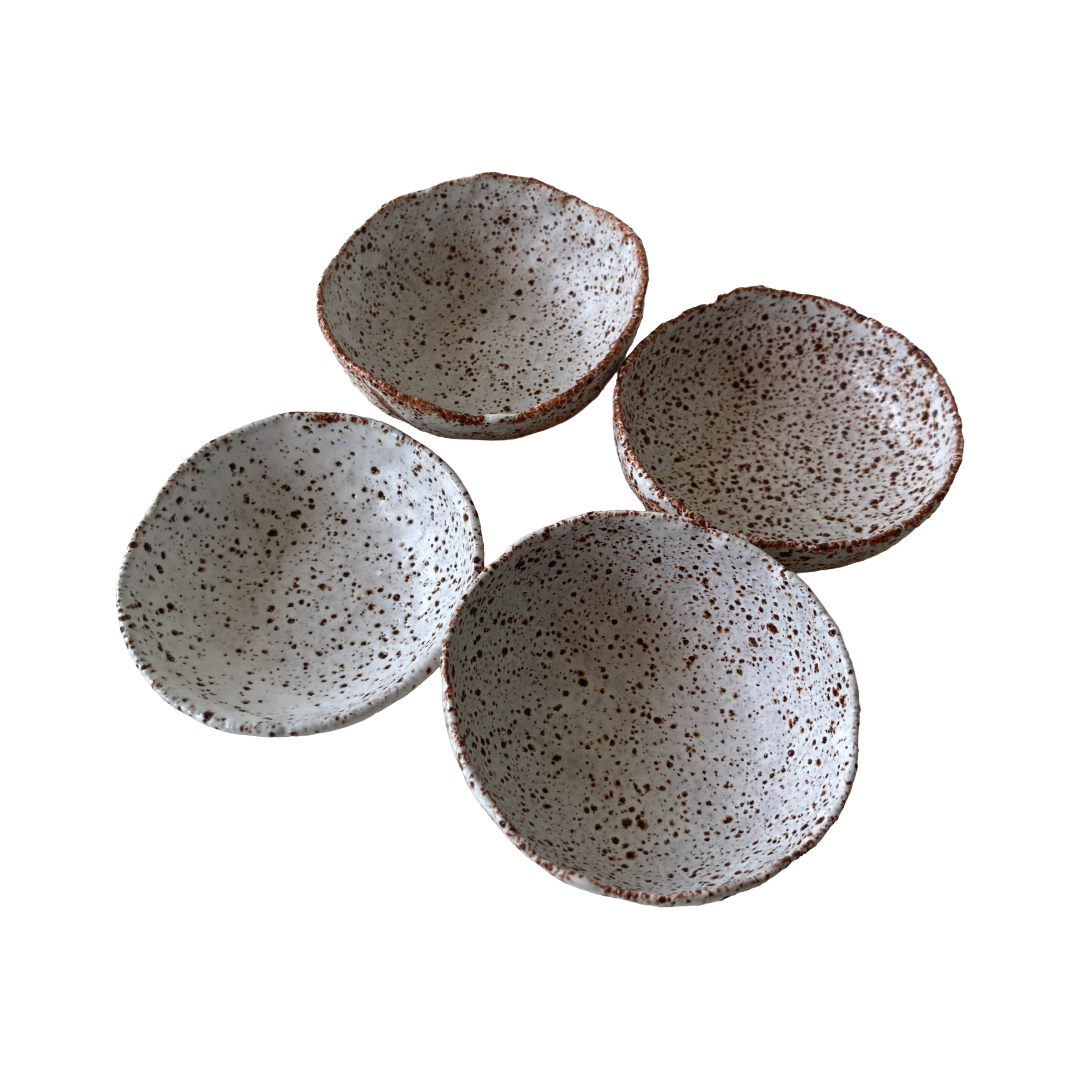 KAT HALL | 'Moon Phase - Set of 4 Small Bowls' | Ceramics