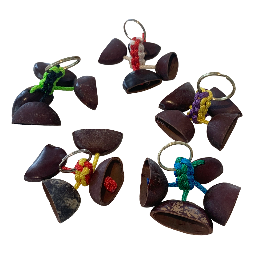 WILLIAM SAVAGE | 'Kulap (Gorr) keyring' | Red / blue