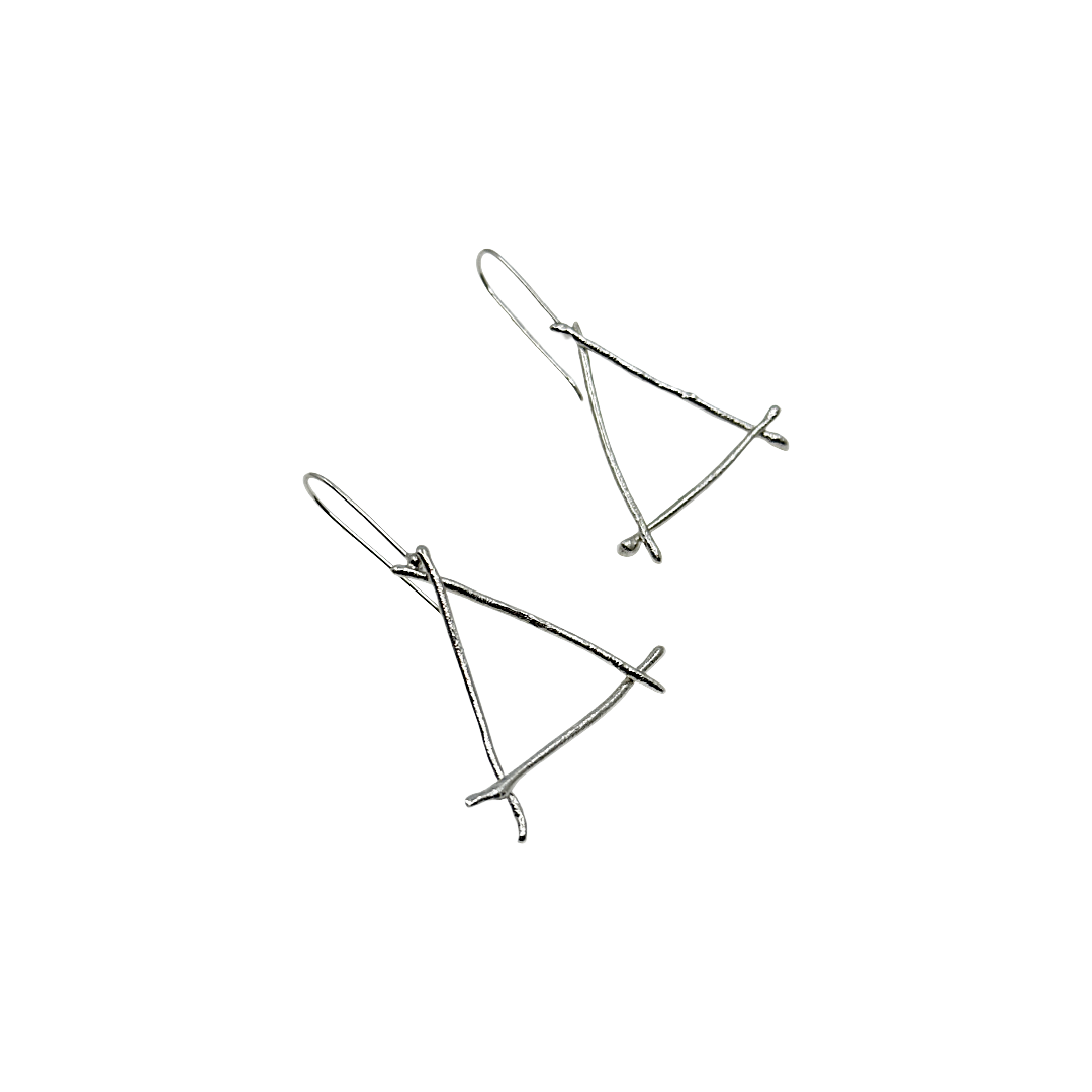 Kate Hunter | ‘Fire Element’ | Earrings | Silver