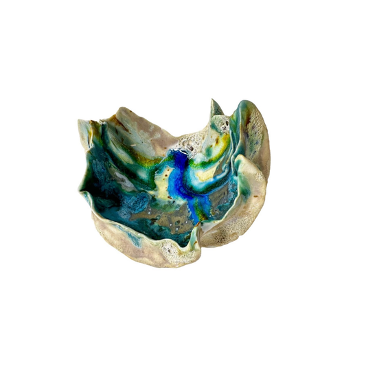 KIM NOLAN | ‘Finned Coral #10’ | White clay / glaze / glass