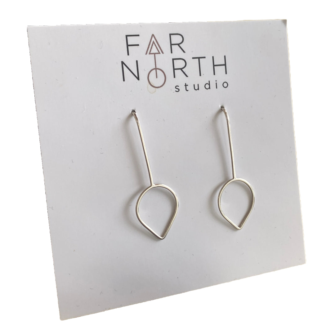 FAR NORTH STUDIO | 'Leaf ' | Sterling Silver Earrings