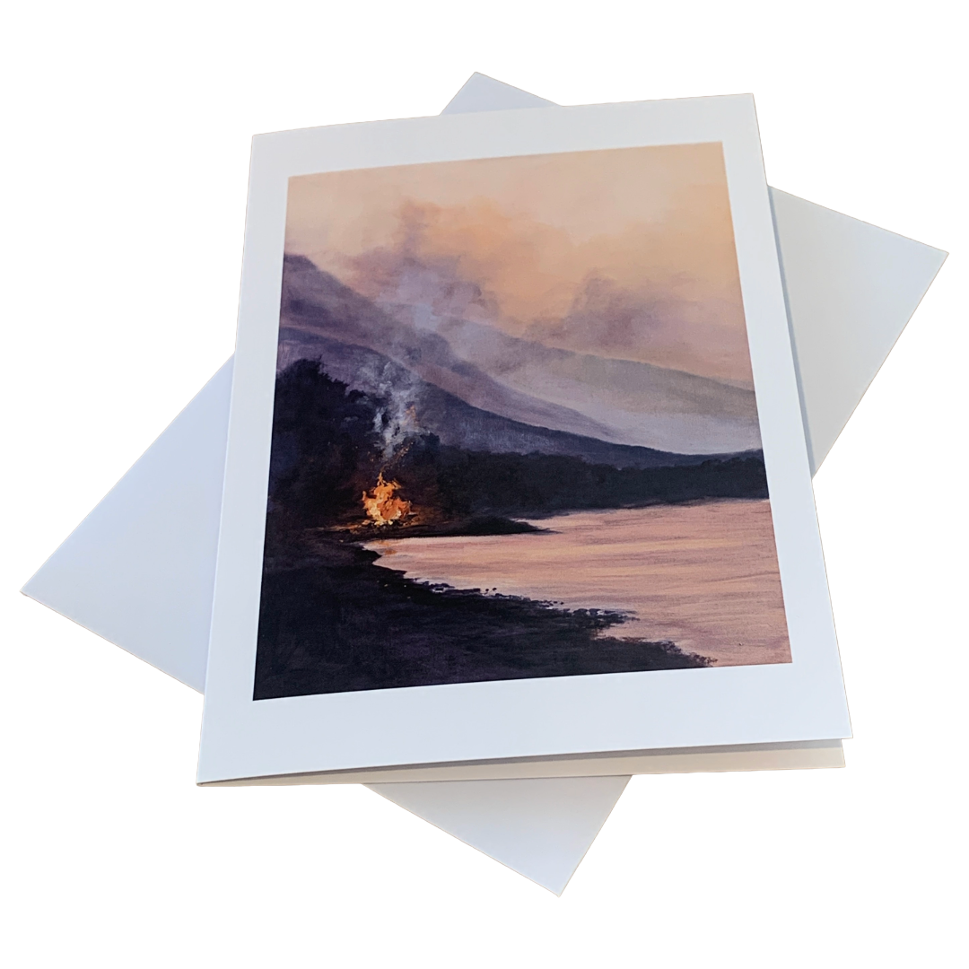 LOU DERRY | ‘Facing the Elements IV’ | Greeting Card + Envelope
